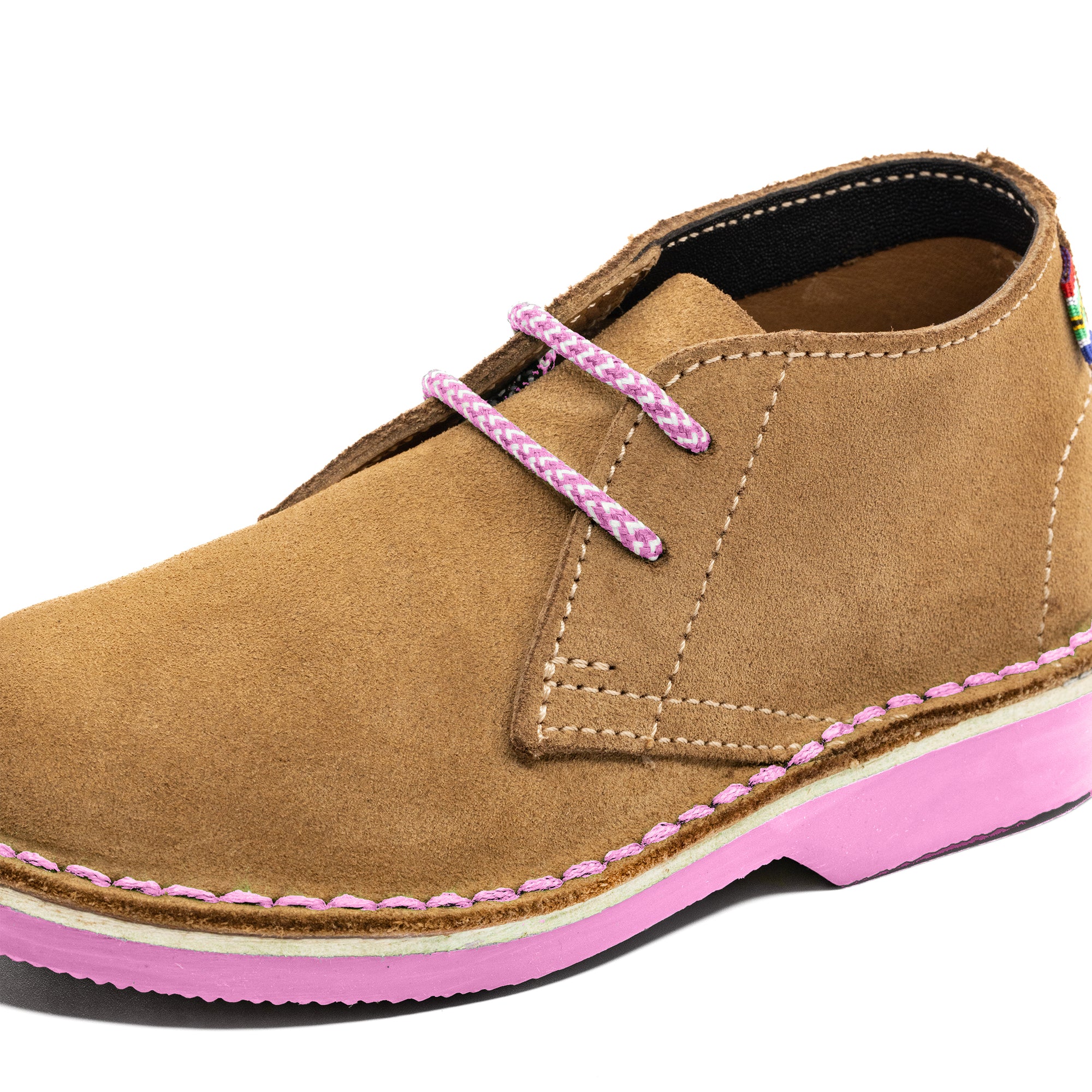 VELDSKOEN KIDS HARPER THE HIPPO (PINK SOLE)