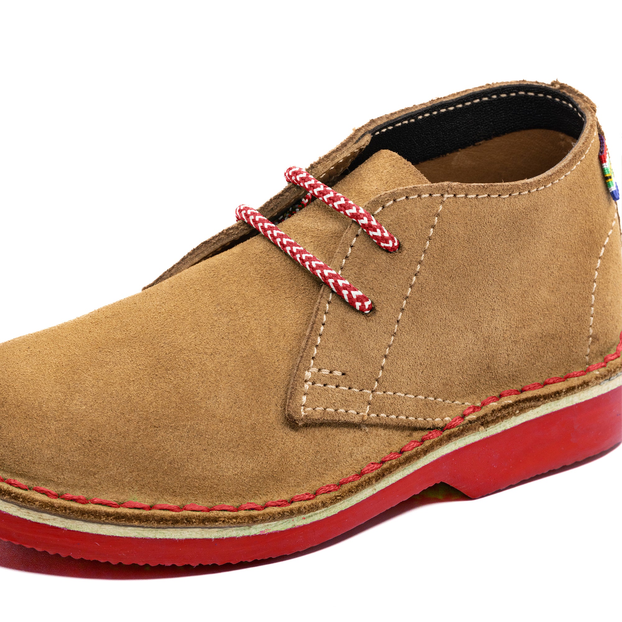 VELDSKOEN KIDS LOGAN THE LION (RED SOLE)